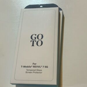 GO TO Tempered Glass Screen Protector for T-Mobile REVVL 7 5G - White